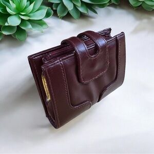 Vintage Ralfeaux Reddish Brown Leather Wallet